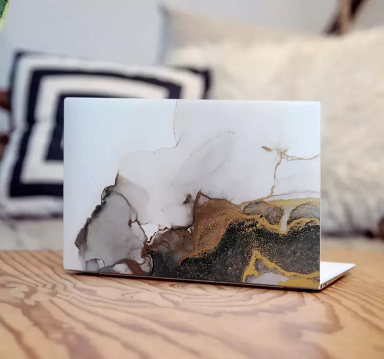 Elegant marble surface nalepka za prenosnik - TenStickers
