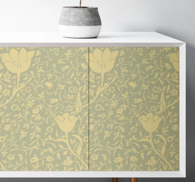 Eleganten cvetlični motiv nalepka rože - TenStickers