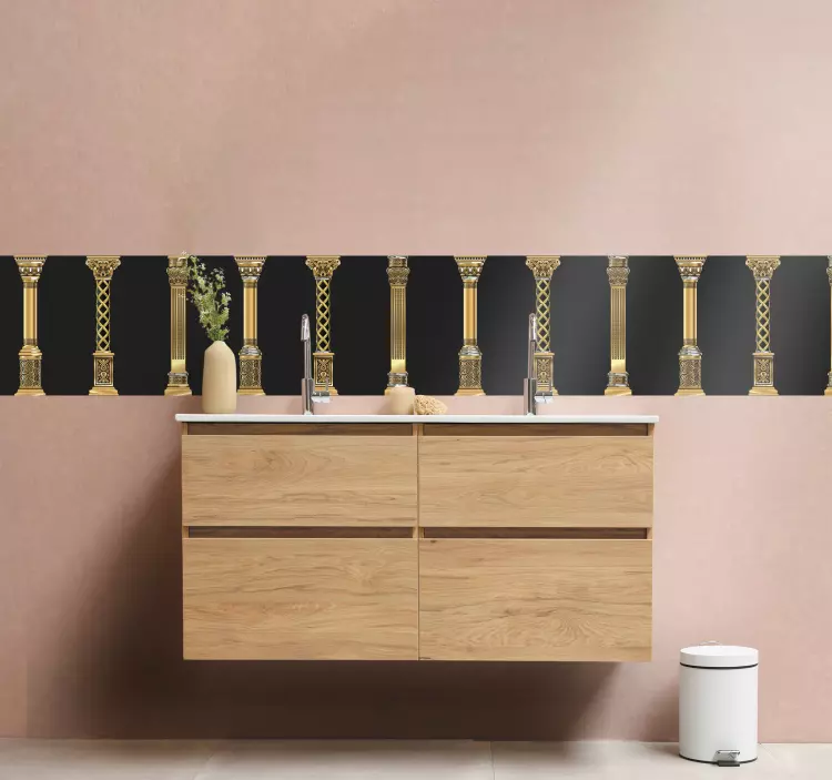 Eleganten motiv stebra nalepka - TenStickers