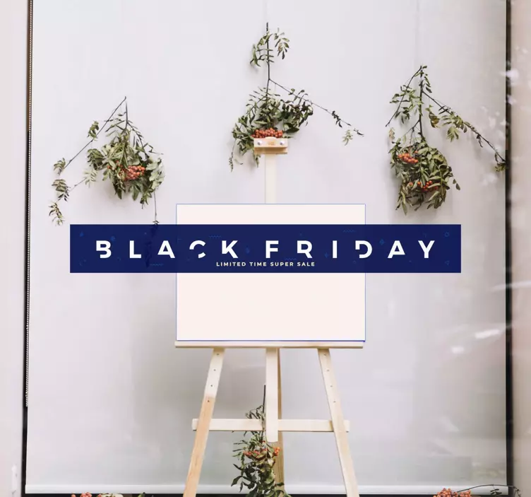 Elegantna nalepka za glavo black friday - TenStickers