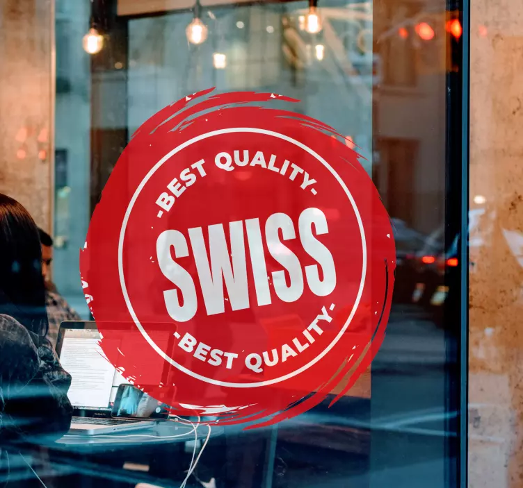 Emblem pečata kakovosti nalepka za izložbe - TenStickers