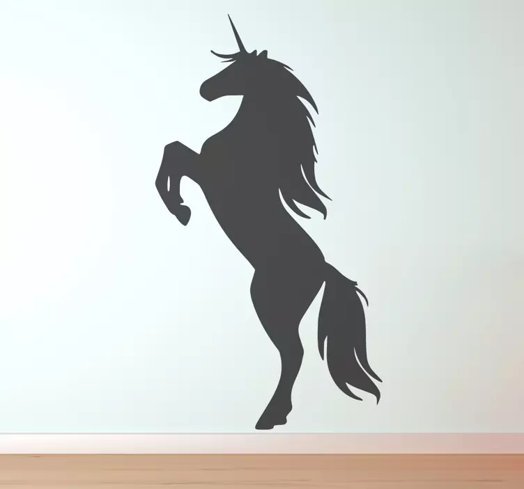Enobarvna unicorn stena nalepka - TenStickers
