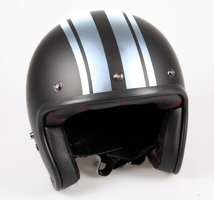 Enobarvne dirkalne linije nalepka za motor - TenStickers