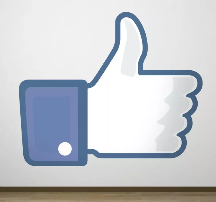 Facebook kot icon decal - TenStickers