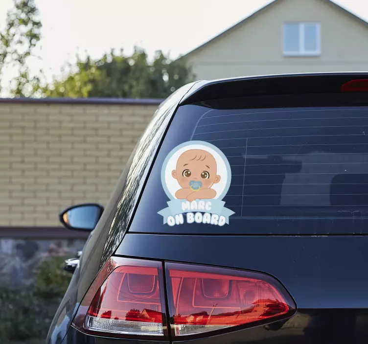 Fant na krovu nalepka baby on board - TenStickers