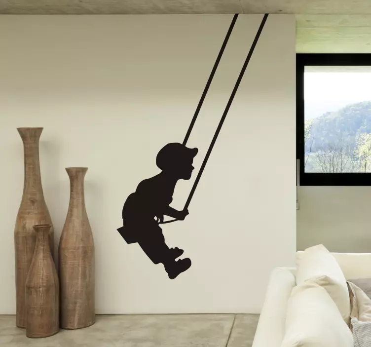 Fant na swing decal - TenStickers