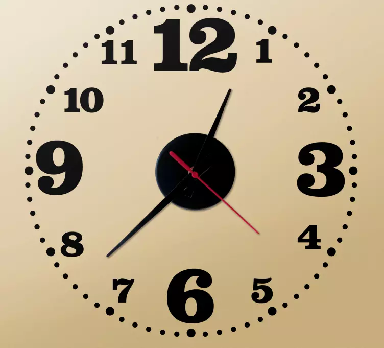 Fantastično z različno veliko nalepko ure - TenStickers