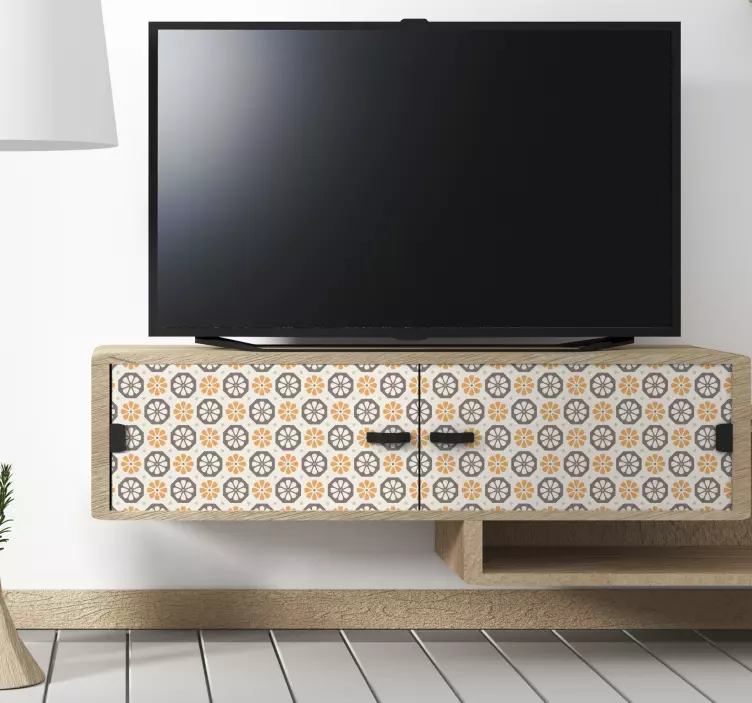 Floral pattern highlights dekorativna nalepka - TenStickers