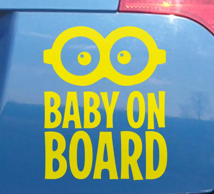 Funny baby sign nalepka za otroka v avtu - TenStickers