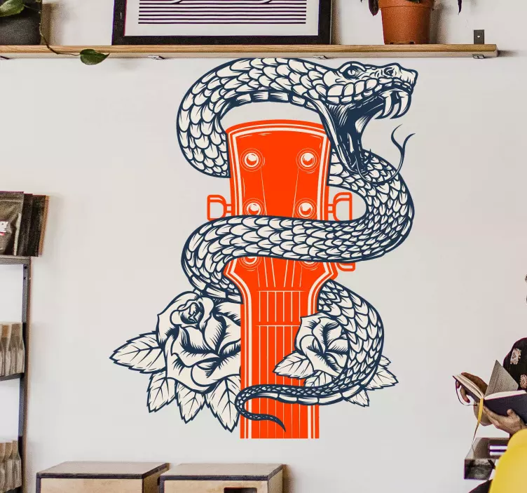 Glasbene nalepke za tetovažne kitare - TenStickers