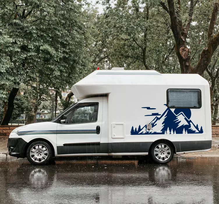 Nalepka gorskega prikolice - TenStickers