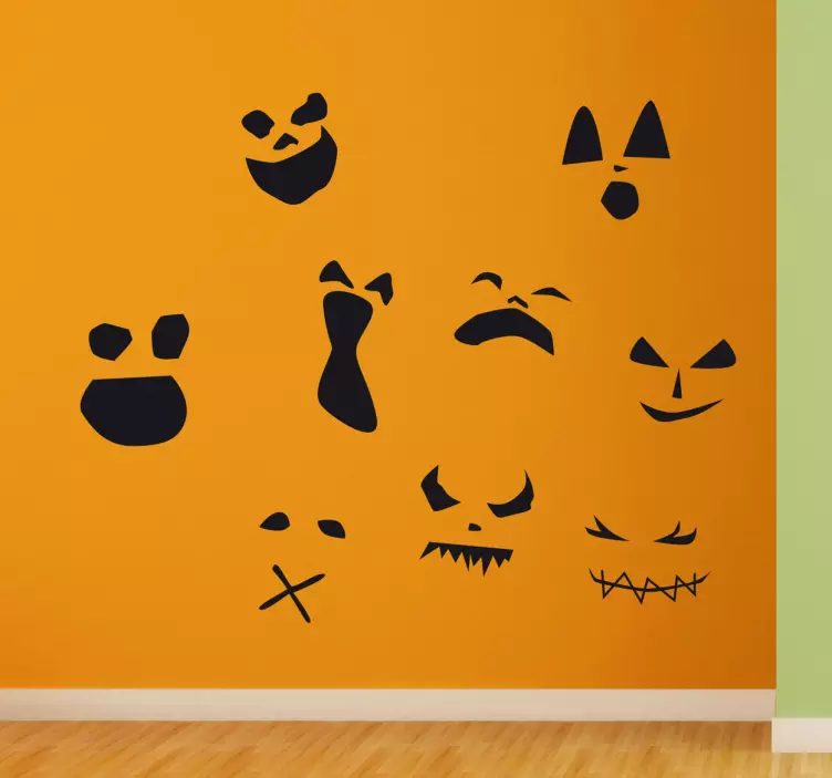 Halloween strašljive nalepke za obraz - TenStickers