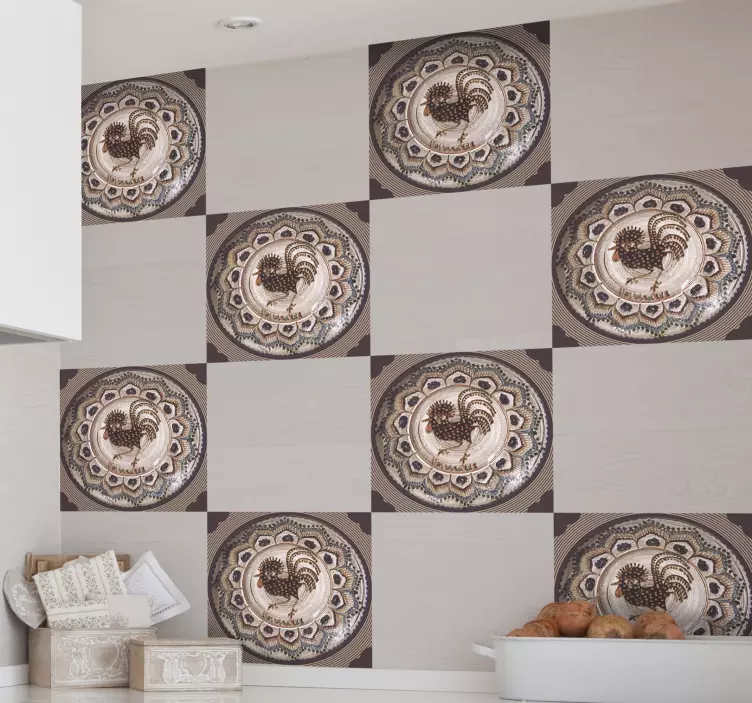 Nalepka za ploščice iz keramičnih ploščic horezu - TenStickers