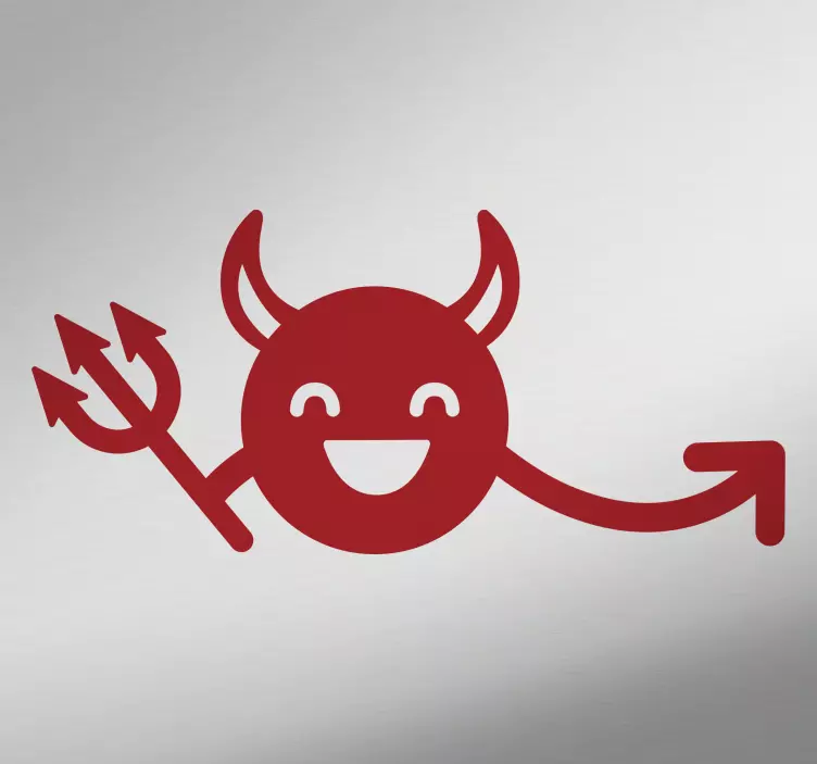 Hudičevo lepilno vozilo - TenStickers