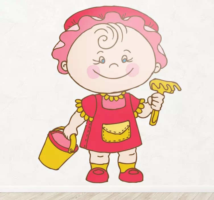 Igriv otroški slikar nalepka za otroke - TenStickers