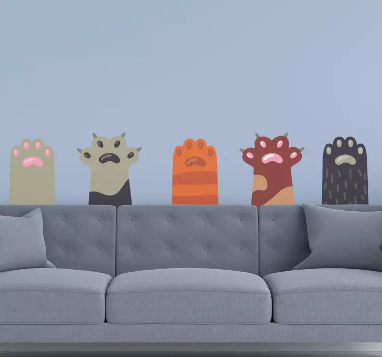 Igrivi odtisi tačk nalepka - TenStickers