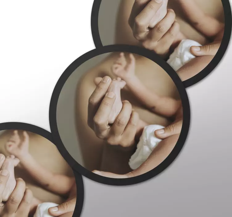 Ikone za nalaganje okroglih slik nalepka živali - TenStickers