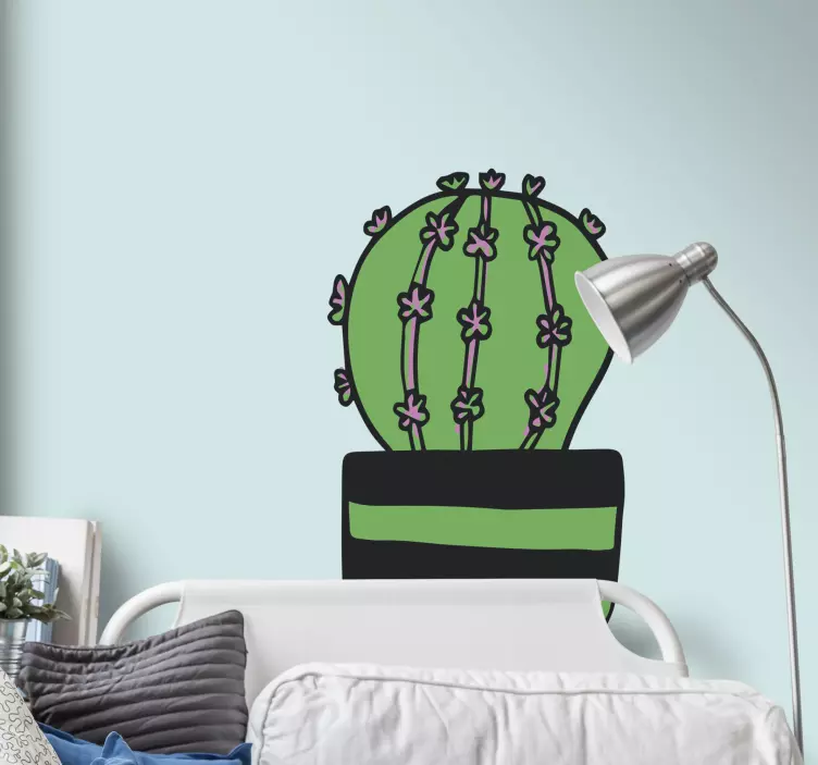 Ilustracija velikanskega kaktusa nalepka za rastline - TenStickers