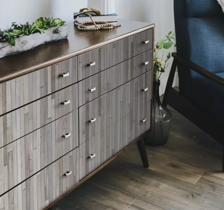 Imitacija nalepke za pohištvo iz lesa - TenStickers