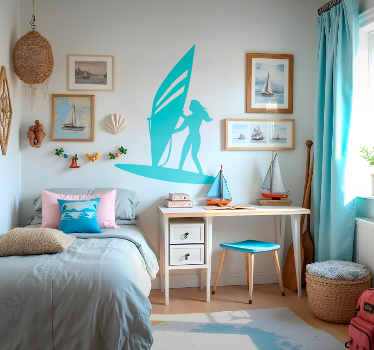 Jadralka nalepka surfanje - TenStickers