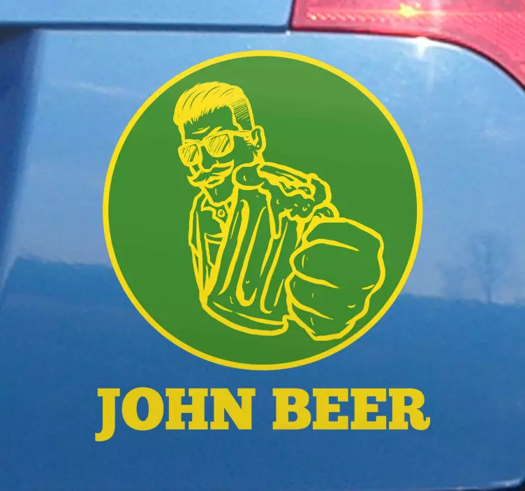 Nalepka za vinil john pivo - TenStickers