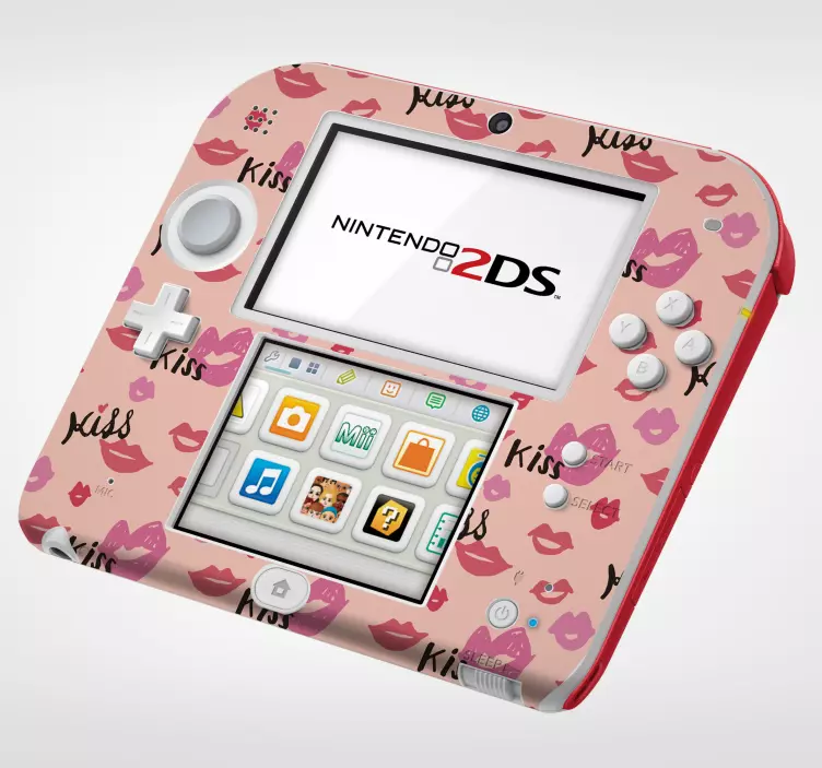Kiss-themed nintendo 2ds skin z živalsko nalepko - TenStickers