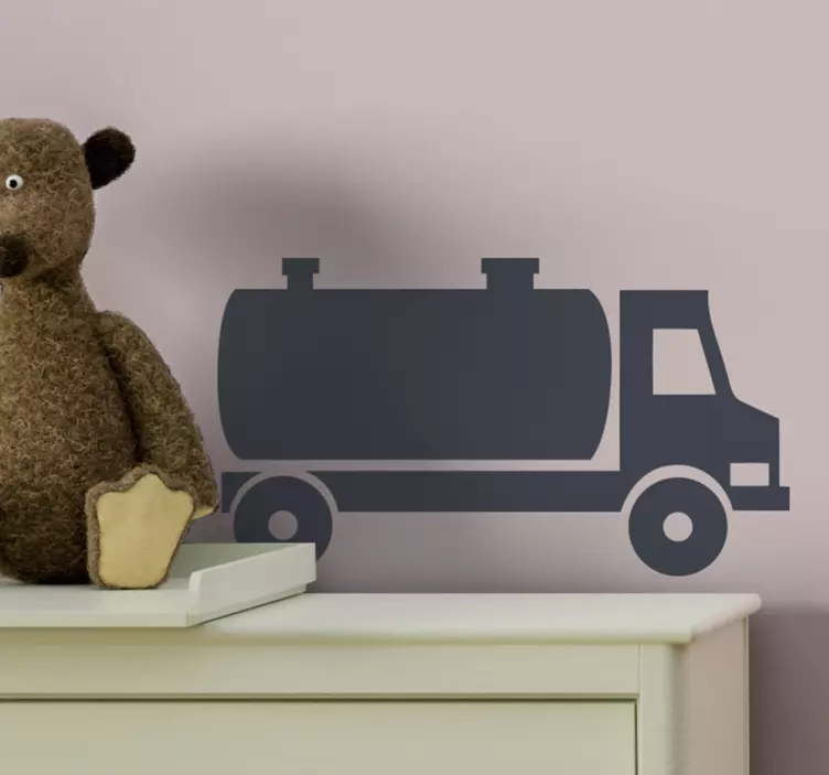 Klasična silhueta tovornjaka nalepka motor - TenStickers