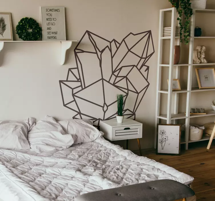 Kvarčni enobarvni linijski plakat - TenStickers