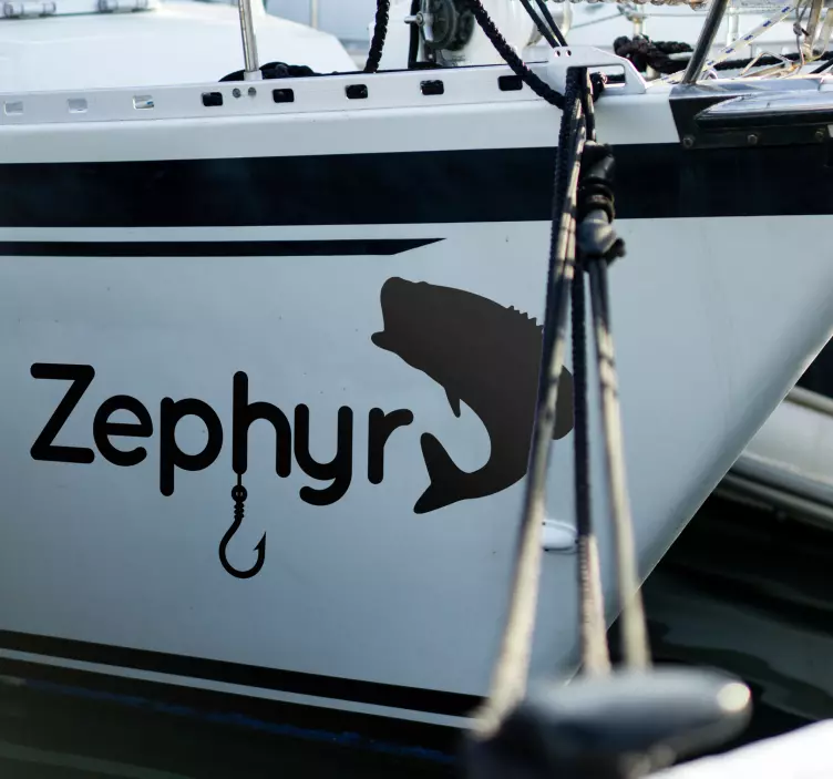 Krog in ribaKrog in riba prilagodljiva nalepka - TenStickers