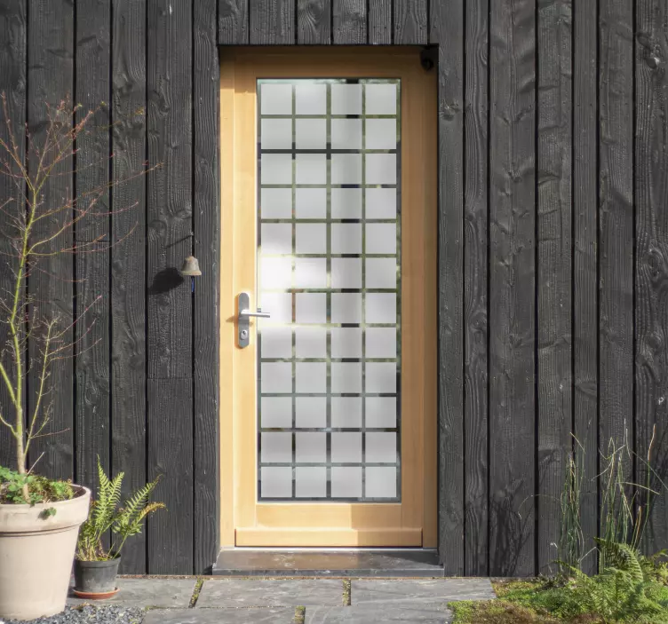 Kvadrat za vrata kvadratna nalepka - TenStickers