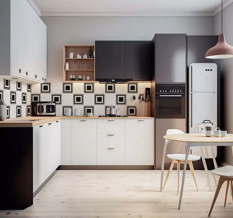 Kvadratki za ploščiceKvadratki za ploščice kvadratna stenska nale - TenStickers