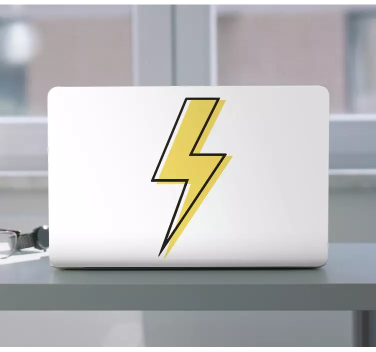 Lahke drzne majhne in rumene kože za prenosnike - TenStickers