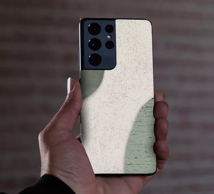 Nalepka samsung s teksturo lesa in marmorja - TenStickers