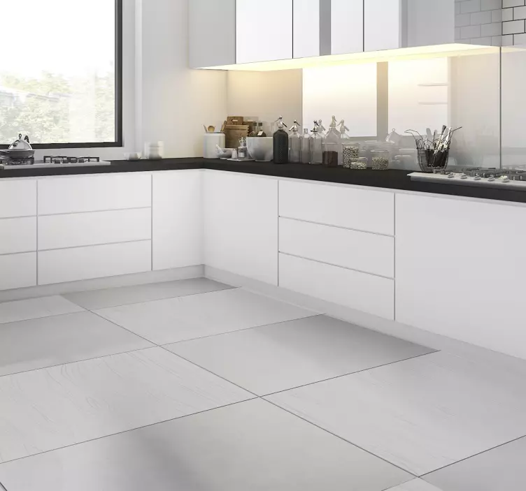 Nalepka za lesene sive tal - TenStickers