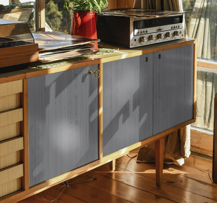 Lesena siva nalepka za pohištvo pantone - TenStickers