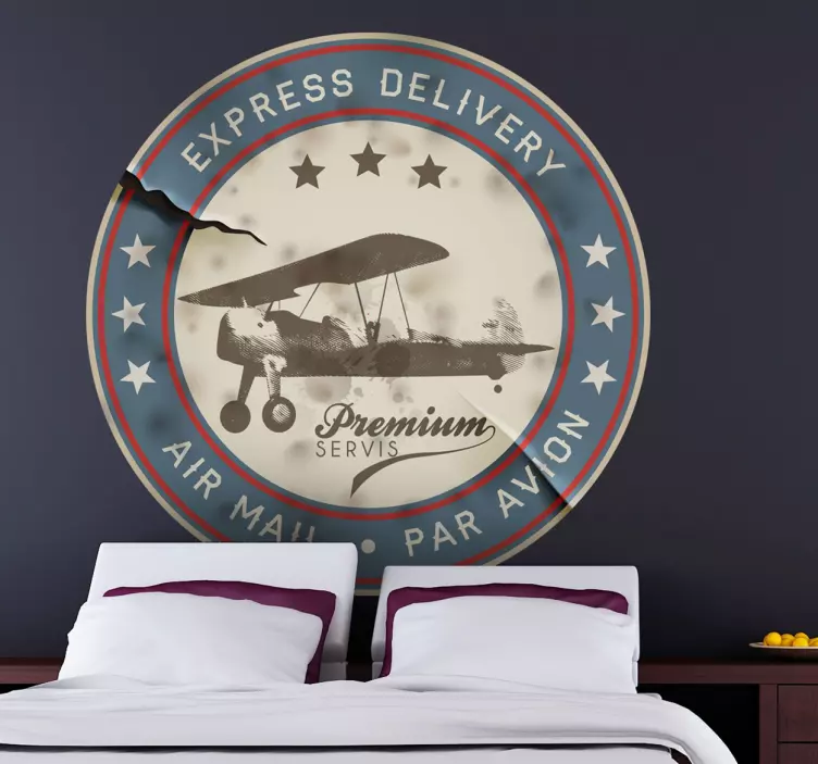 Letalska letala letalskega letalskega avta - TenStickers