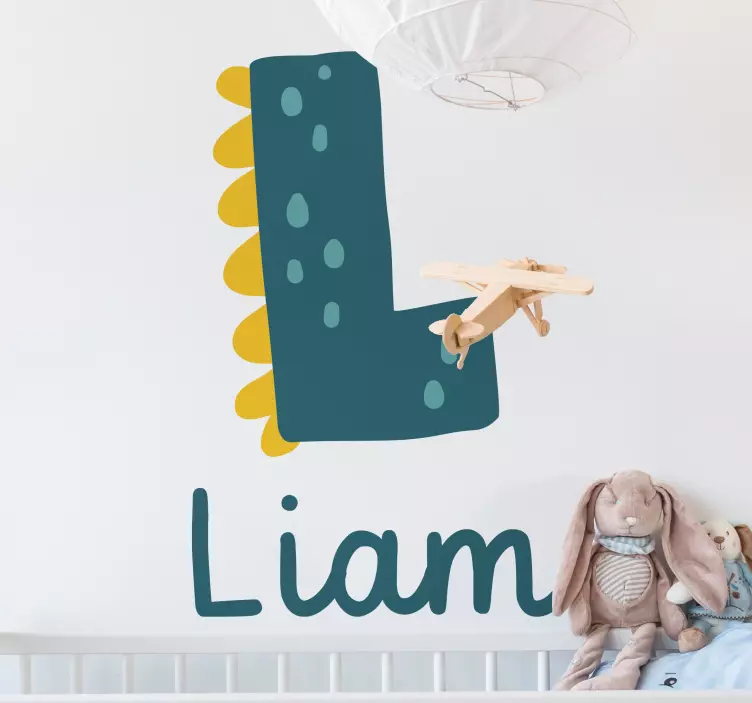 Liam's playful letter nalepka za otroke - TenStickers