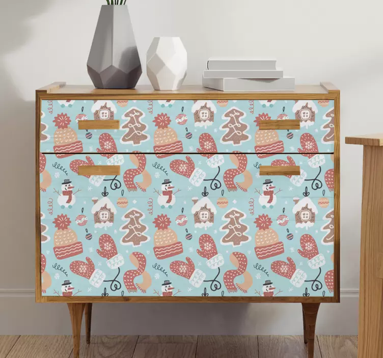 Ljubka božična nalepka za medenjake - TenStickers