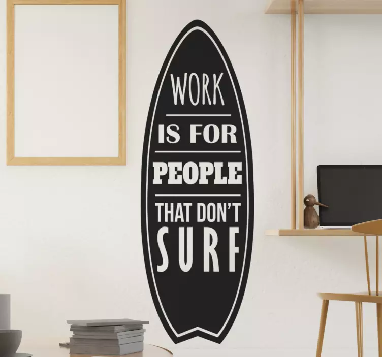 Surf stenske nalepke za deskarje - TenStickers