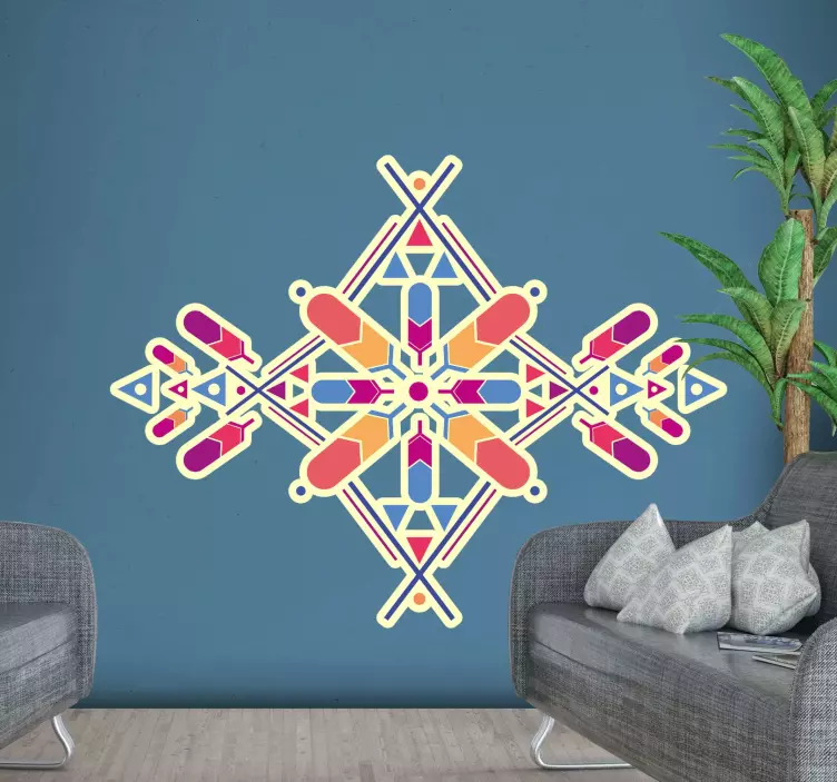 Nalepka za ljudski okras cvetlični zid - TenStickers