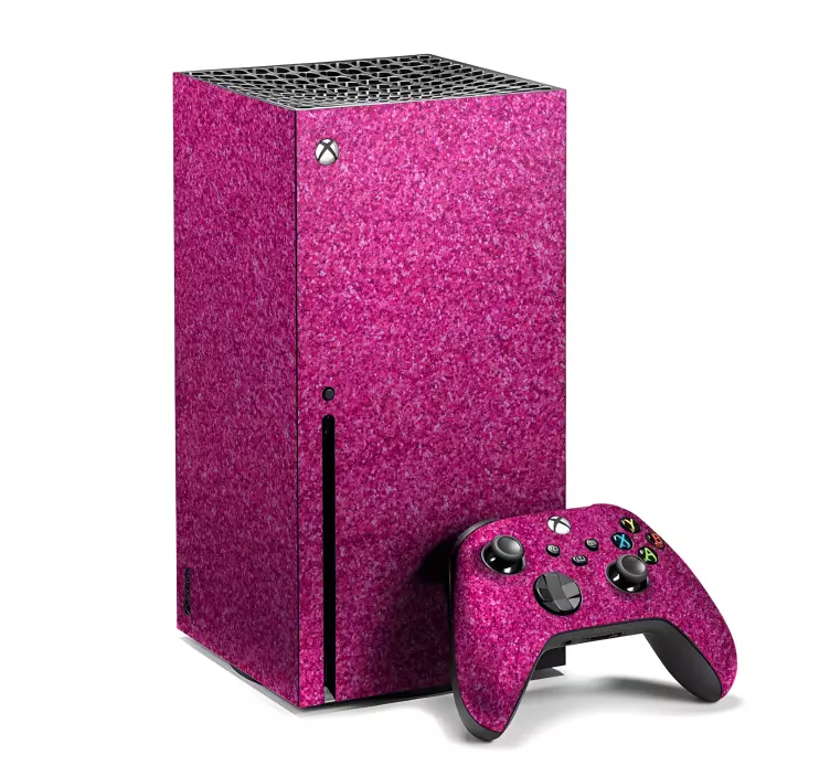 Magenta bleščice Xbox nalepka - TenStickers
