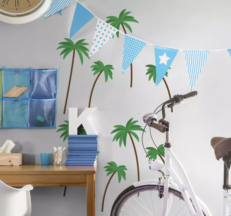 Majhna nalepka za steno palme - TenStickers