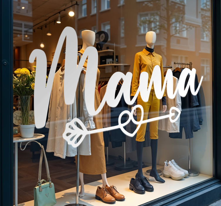 Mama ljubezen nalepka za izložbe - TenStickers