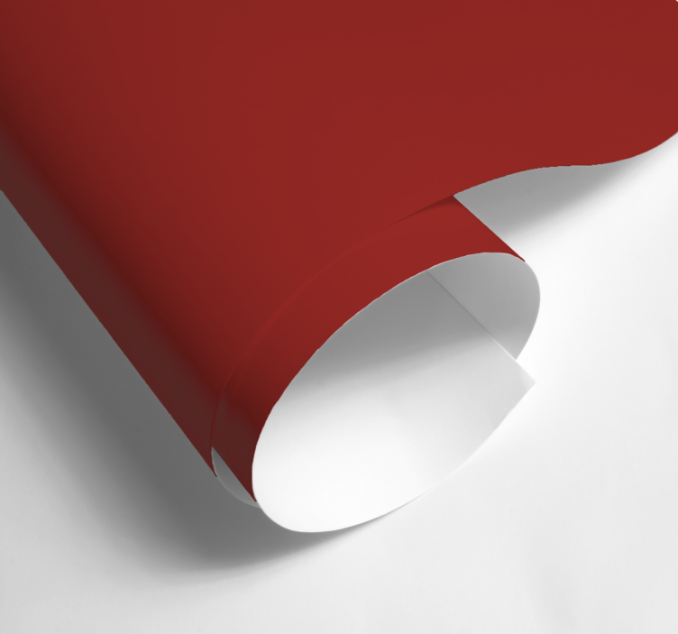 Mat češnjevo rdeča enobarvna nalepka za rjuhe - TenStickers