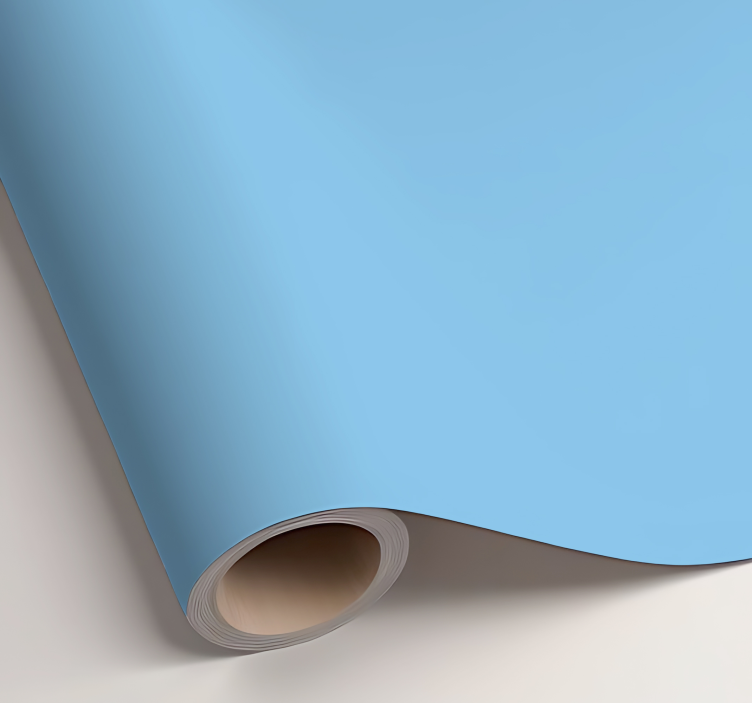 Mat nebesno modra enobarvna nalepka za rjuhe - TenStickers