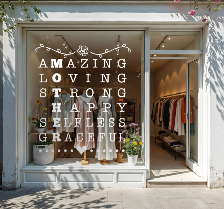 Materinski pojmi nalepka za izložbe - TenStickers