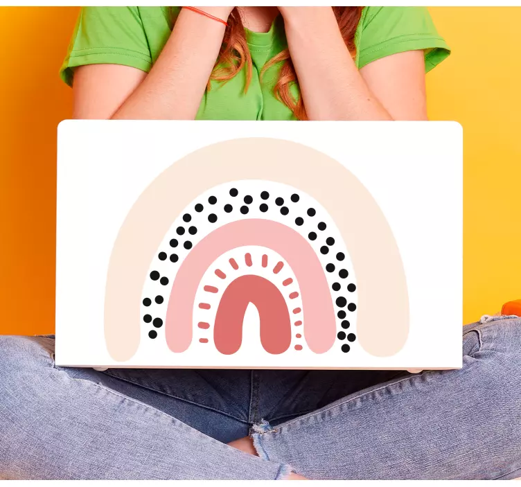 Mavrične barve in simboli kože prenosnika - TenStickers