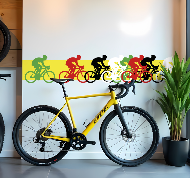Meja pelotona nalepke o kolesarjenju - TenStickers
