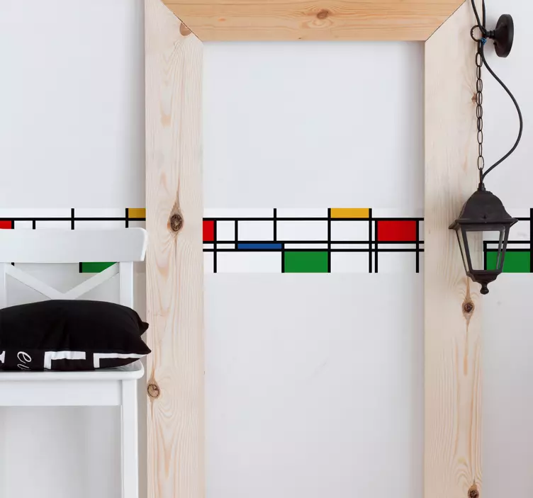 Minimalistične barve stenske umetniške nalepke - TenStickers