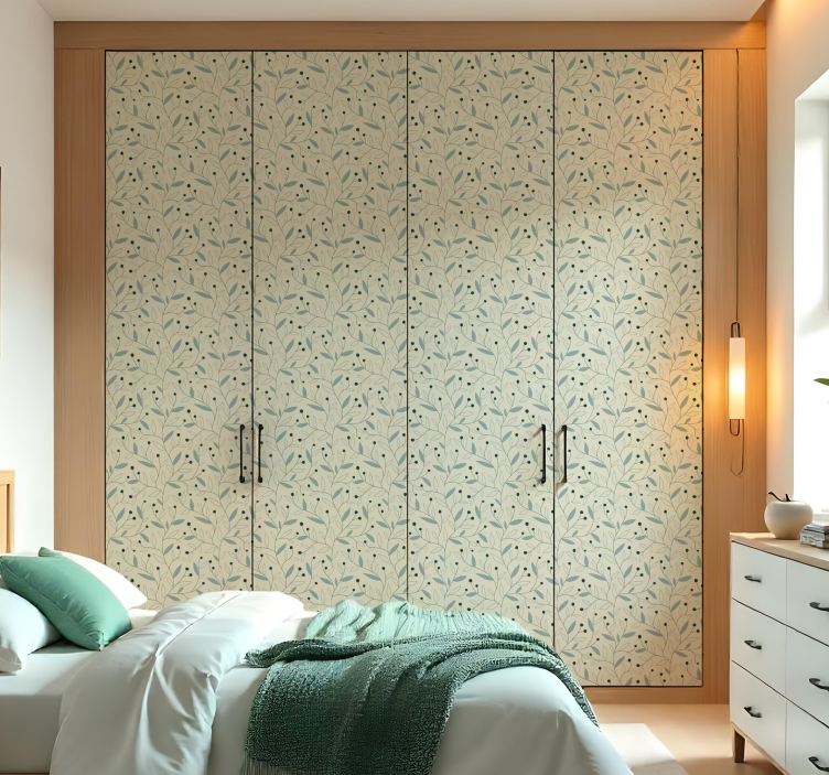 Minimalistične veje Nalepka za pohištvo - TenStickers